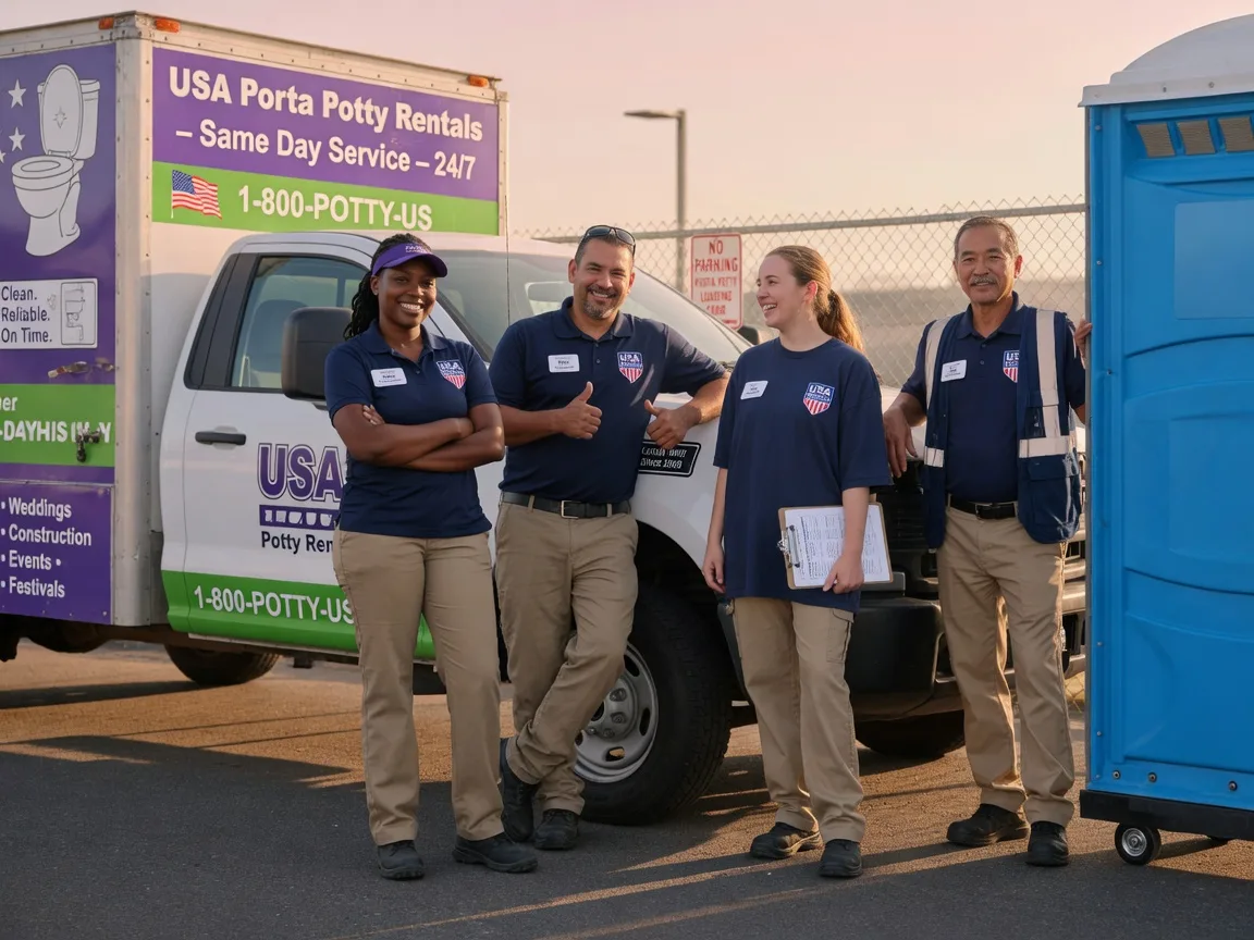 Porta Potty Rental company in Hudson, NC